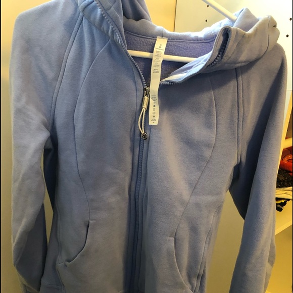 lululemon athletica Jackets & Blazers - Lulu Light Blue Scuba Hoodie